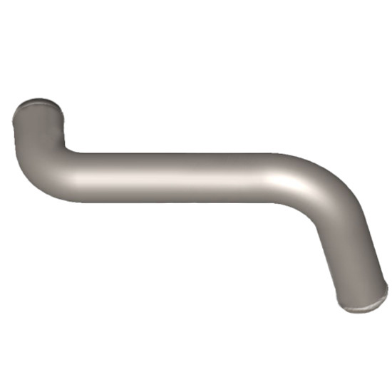 BESTfit 2.5 Inch Stainless Steel Upper Coolant Tube For Kenworth W900B, W900L W/ Caterpillar C15, Acert & 3406E Engine