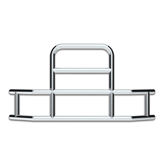 Stainless Steel HighwayShield I85R Grille Guard & Bracket Kit For Freightliner Cascadia 116, 126