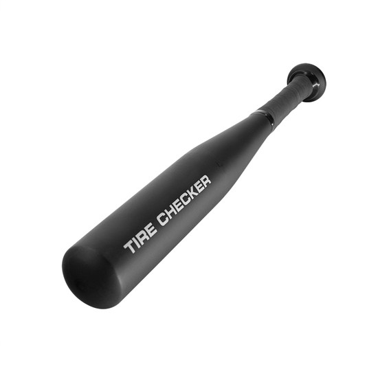 Matte Black 17 Inch Aluminum Tire Checker Bat