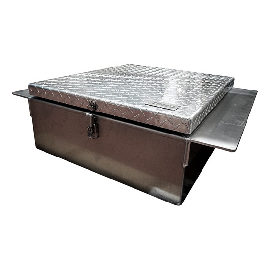 TPHD Brushed Aluminum In Frame Tool Box- 22 X 30 X 9 Inch