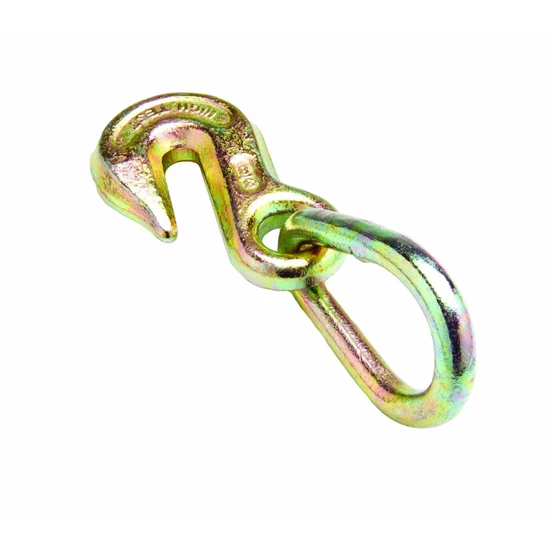 2 Inch Steel Grab Hook W/ Pear Link Assembly- 5400 Lb WLL, 16200 Lb Breaking Strength