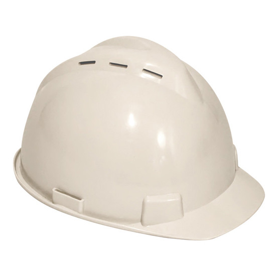 White Poly Safety Helmet