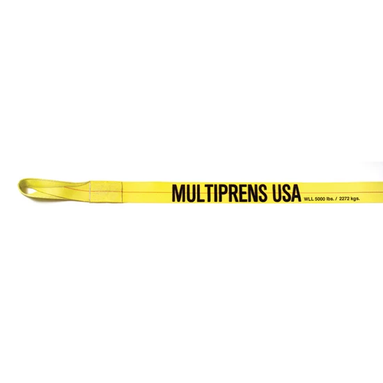 3 Inch Yellow Polyester Winch Strap