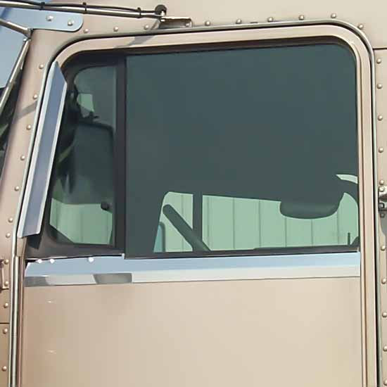 Turnpike Truck Trim SS Outer Door Under Window Trim For Kenworth