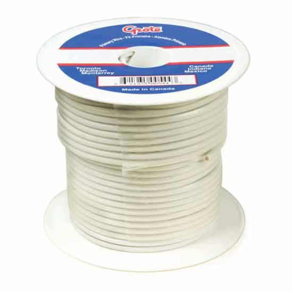16 Gauge White Electrical Wire 100 Feet Roll 16 Gauge White Electrical Wire 100 Feet Roll