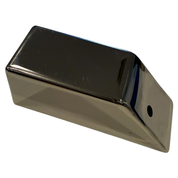 Stainless Steel Angled Light Bracket With Watermelon Light Hole- Pair Stainless Steel Angled Light Bracket With Watermelon Light Hole- Pair