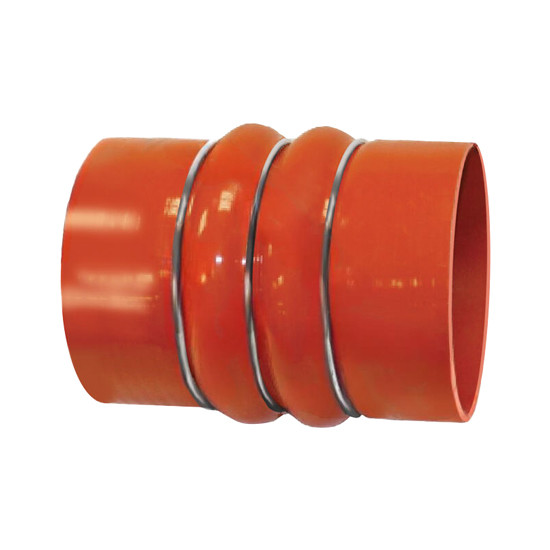 4.5 X 6 Inch Red Poly CAC Connector/Terminal Hose Replaces 7742, HE8709 For Kenworth & Peterbilt