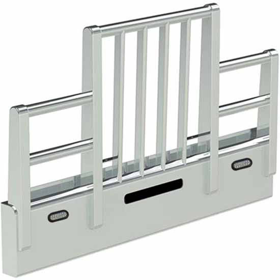 Herd Aluminum Texas 4 Post Bumper Guard W/ Slam Latch & Impact Plates For Kenworth W900L