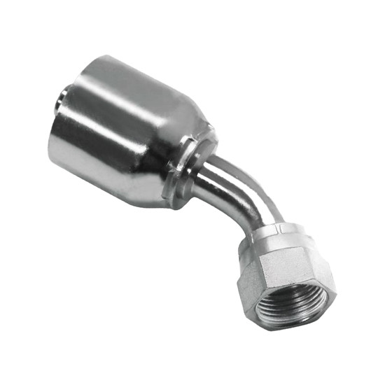 Hydraulic Hose Fitting ORFS Female 45 Thread