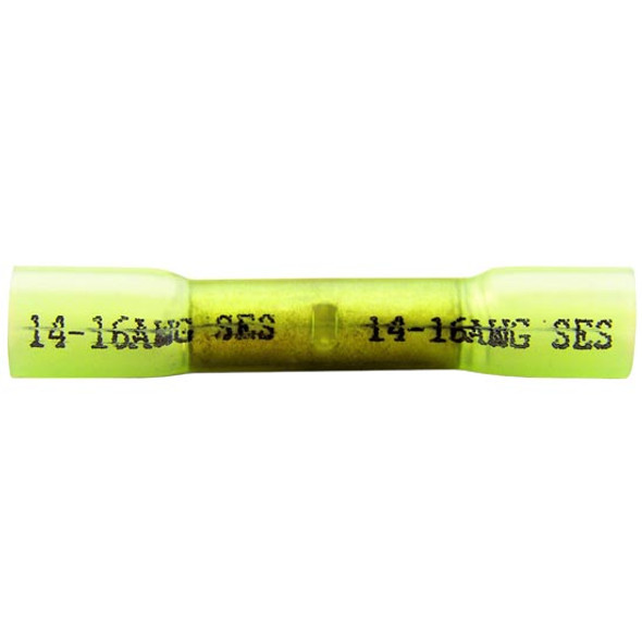 12-10 Gauge Yellow Heat Shrink Butt Connector - Single 12-10 Gauge Yellow Heat Shrink Butt Connector - Single