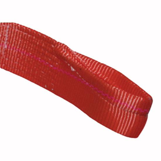 4 Inch X 30 Ft Red Winch Strap W/ Sewn Loop- 5400 Lb Working Load