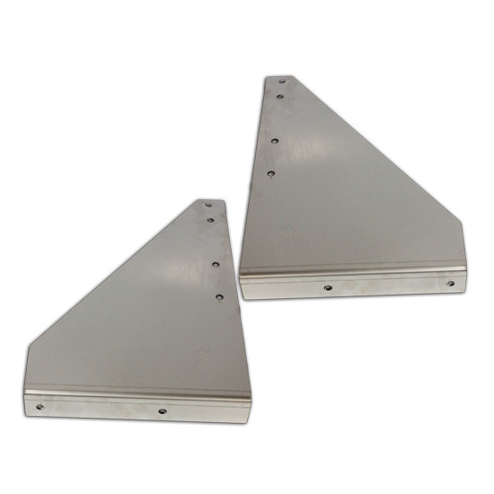 CSM Polished Stainless Steel Step Bracket For Kenworth W900B, W900L & T800 2005 & Newer