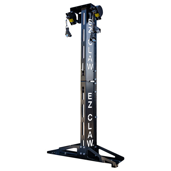 EZ Claw Center Post Mount Line Saver Kit W/ 3 Slings, 25 Lb & 40 Lb Tensioner