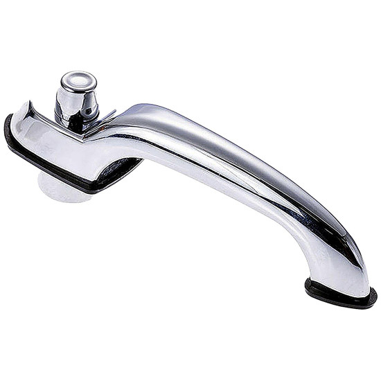 4.5 Inch Chrome & Black Exterior Handle For Mack