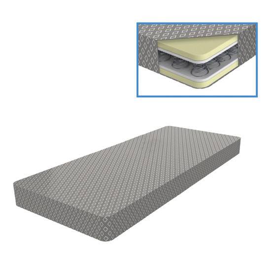 42 X 80 Inch Memory Foam Mattress- Flippable