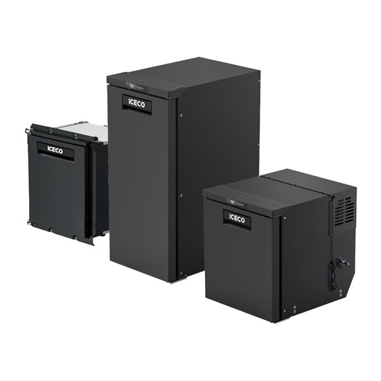 Heavy Duty Truck Built-In Fridge With Digital Control Highly Efficient 12/24 V DC Compressor W/ Capacity Options