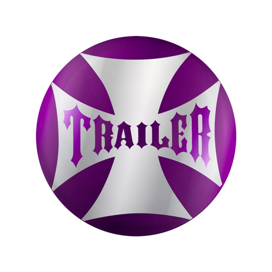 Trailer Maltese Cross Air Valve Knob Candy Color Sticker