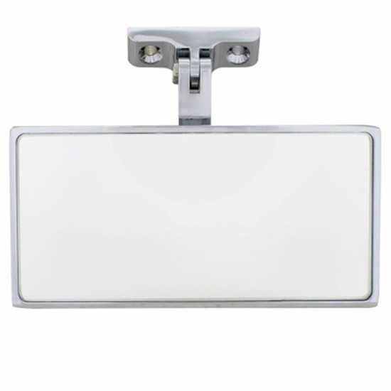 Chrome Interior Rear View Mirror, Screw-On Mount