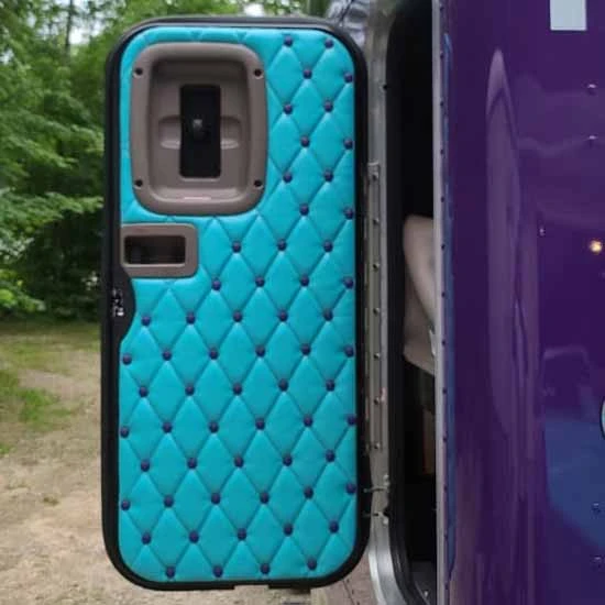EZ Pete Vinyl Sleeper Door Cover For Peterbilt 389