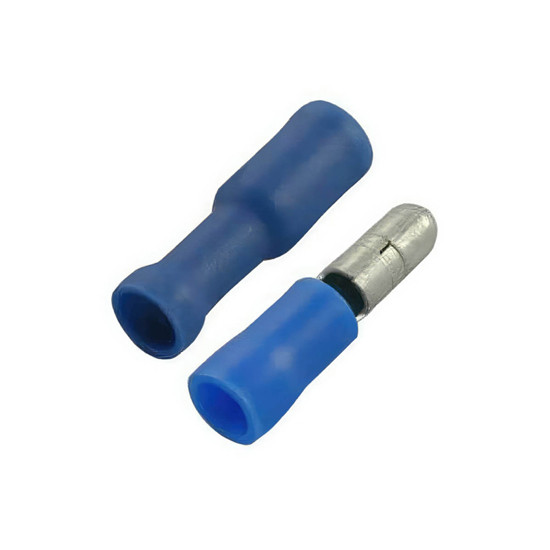 22-18 AWG Fully Vinyl .157 Bullet Quick Connect Terminals - 7 Pack