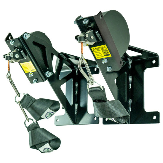 EZ Claw Flange Mount 3-in-1 Wrapped and Hydraulic Line Saver Kit W/ 3 Slings, 25 Lb & 40 Lb Tensioner