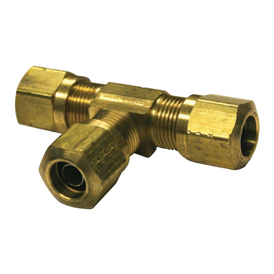 Brass Union Tee DOT - Air Brake Fitting W/ Size Options
