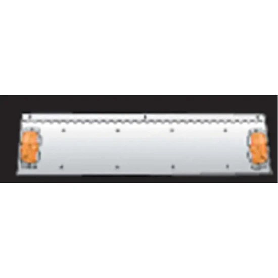 Roadworks Stainless Steel License Plate Holder Hinged W/ Supernova Vertical Light Holes, Width/Plate Quantity Options