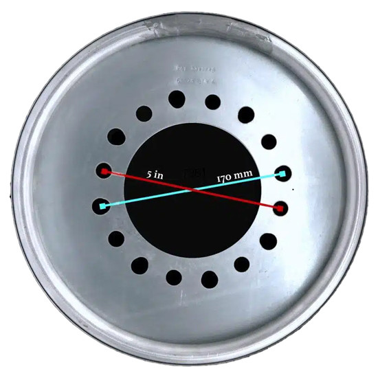 Light Duty Drive & Steer Axle Wheel Balancer Set- 9/16 Inch Studs For Dodge & Ford W/ 3/4 to 1 Ton Single Rear Wheel