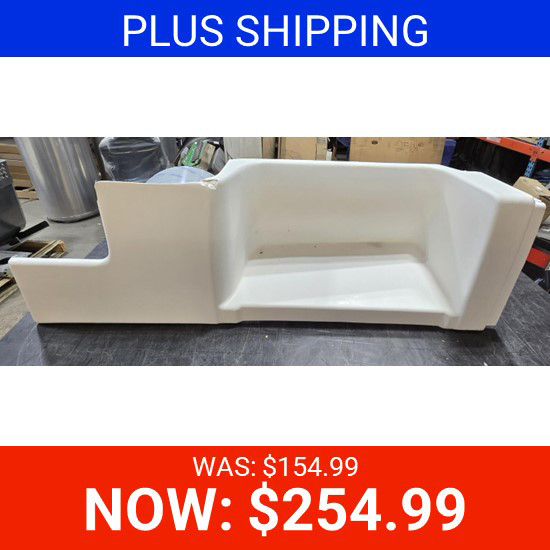 BLEMISHED: BESTfit Fiberglass Upper Front Fairing Passenger Side For Kenworth T600