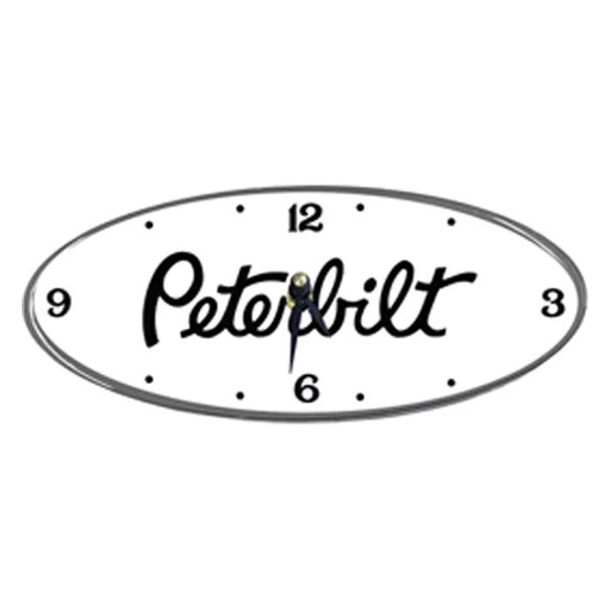 Large Peterbilt Logo Clock - 12 Inch