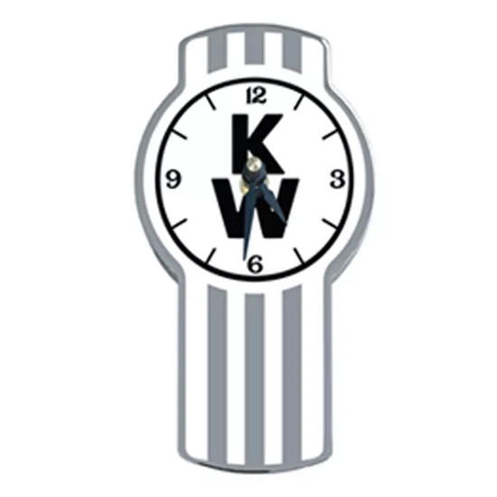 Large Kenworth Logo Clock - 12 Inch