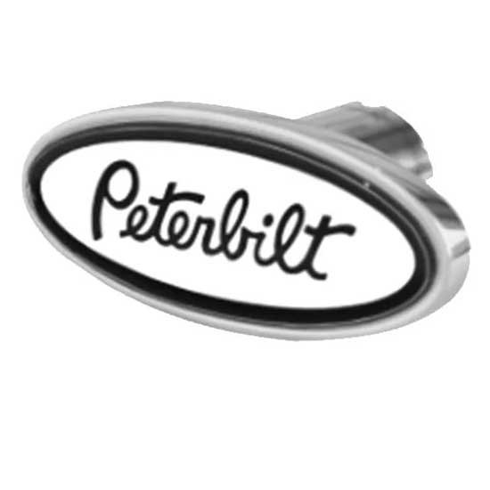 White Peterbilt Logo Knob
