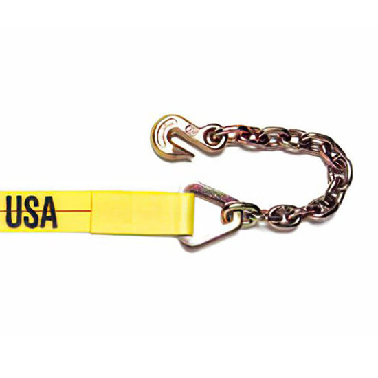 2 Inch Fixed End Strap W/ Chain Anchor