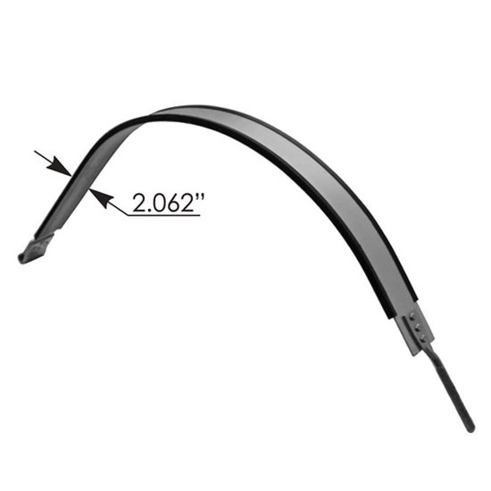 Stainless Steel Fuel Tank Strap- 2.062 X 45.2 Inch- Not Polished Replaces K84-1013-006 For Kenworth W/ 24.5 Inch Diameter Tanks