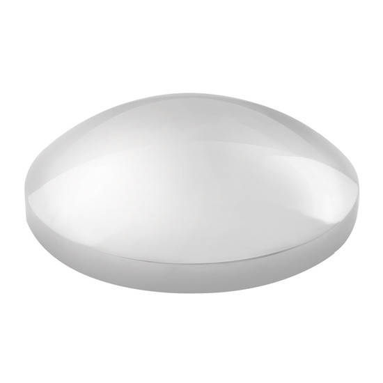 Chrome Plated Steel Rear Hub Cap- 8.25 X 2.75 Inch
