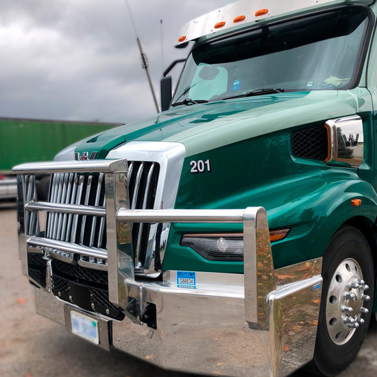 Aluminum Grizzly Boxed 4 Post Moose Bumper Guard W/ Boxed Vertical Uprights For Western Star 57X SBA 2022 & Newer