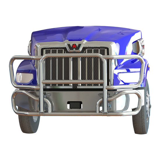 Stainless Steel Modular Bumper Guard W/ Mounting Brackets For Western Star 49X SBA