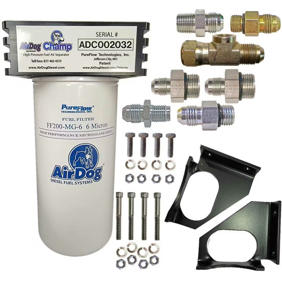 AirDog Champ High Pressure Fuel Air Separator For Cummins N14 Engines