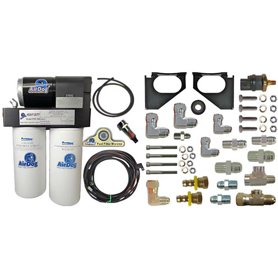 AirDog Fuel Preporator W/ Installation Kit For Detroit Diesel 12.7L 60 Series Engines