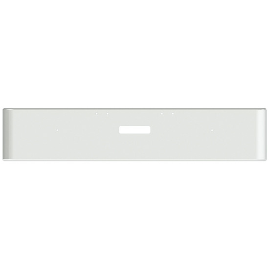18 Inch Chrome Economy Texas Rolled End Bumper W/ Step & Tow Holes For Freightliner Classic XL