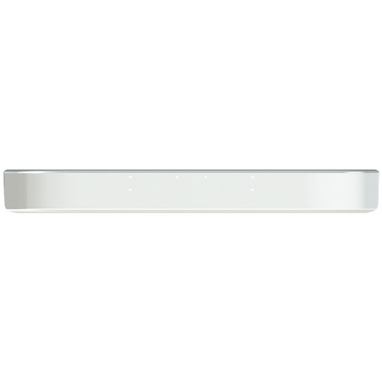 10 Inch Chrome Factory Style Bumper W/ Mounting Holes For International 4000, 7000 & 8000 Series W/ 4 Mount Hole Pattern
