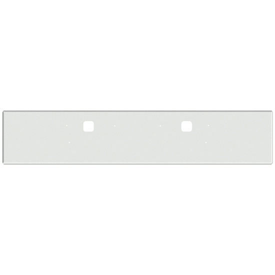 18 Inch Texas Boxed End Bumper W/ Tow Holes For Kenworth W900S 2008 & Newer