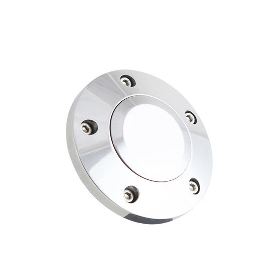 5-Hole Horn Button In Chrome Or Black For Forever Sharp Steering Wheel