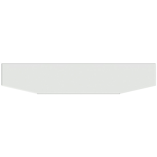 20 Inch Chrome Blind Mount Texas Rolled Hand Form End Bumper W/ 2 Inch Taper For Freightliner, Kenworth & Peterbilt
