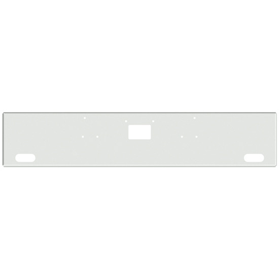 VC 18 Inch Chrome Economy Texas Boxed End Bumper W/ Cut Out Options For Peterbilt 378 & 379