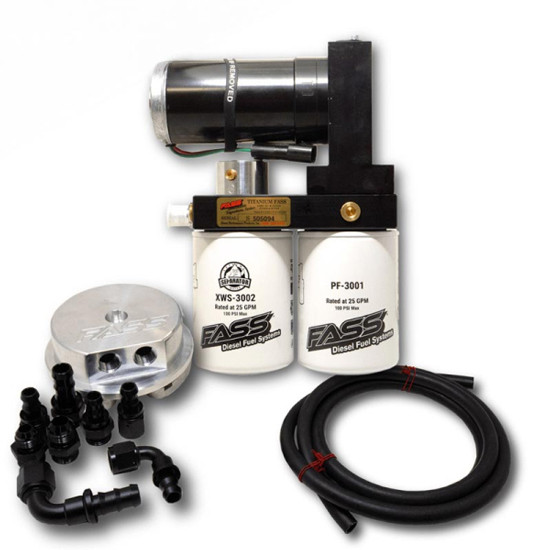 FASS No Drop Plus Fuel System Kit- 180 F, 140 GPH, 55 PSI For Ford F250, F350 Super Duty W/ Powerstroke 6.7L Engine