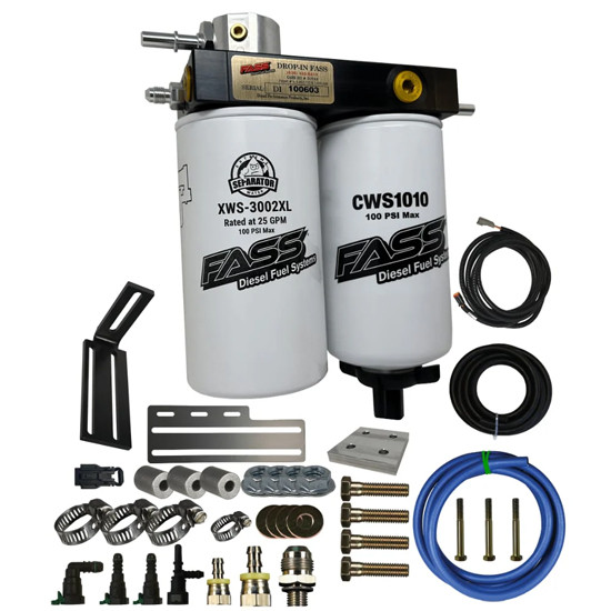 FASS Drop-In Series Fuel System W/ 2 Micron Rating For Dodge Ram 2500/3500 W/ Cummins 6.7L 2010-2018