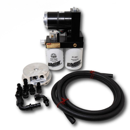 FASS No Drop Series Plus Fuel System Kit- 100 GPH For Dodge Ram 2500/3500 Cummins 5.9L 1998-2004