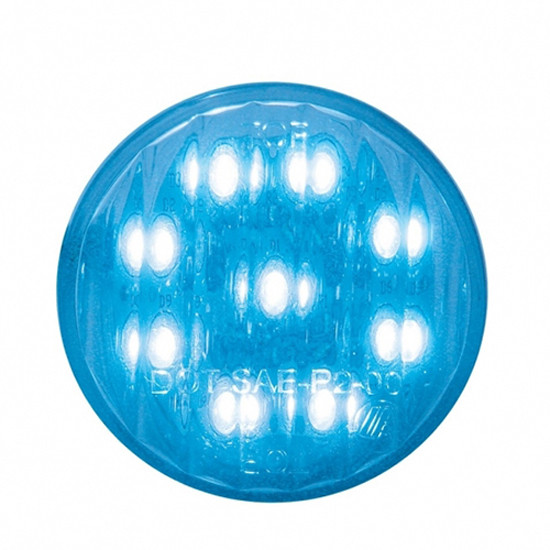 2 Inch Auxiliary LED Light- Blue LED/ Clear Lens