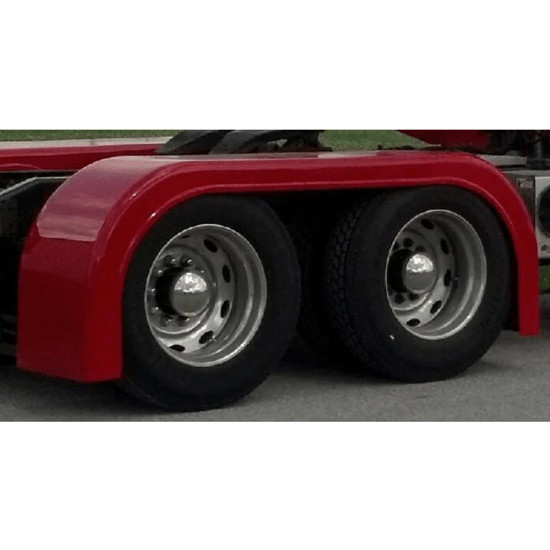Fiberglass Paintable High Boy Full Fender Set 38 Inch W/ 4 Inch Lip For 52 & 54 Inch Axle Spread